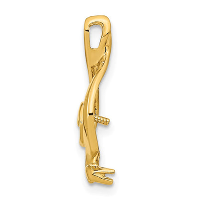 14K Pearl Pendant Mounting, 20 x 10mm