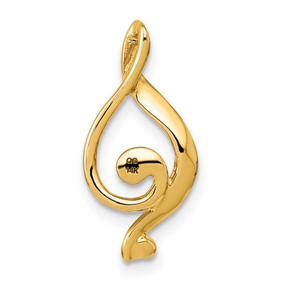14K Pearl Pendant Mounting, 20 x 10mm