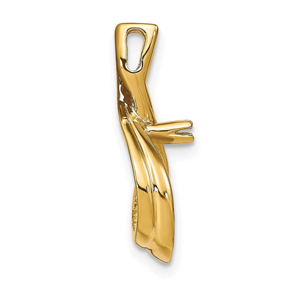14K Pearl Pendant Mounting, 21 x 12mm