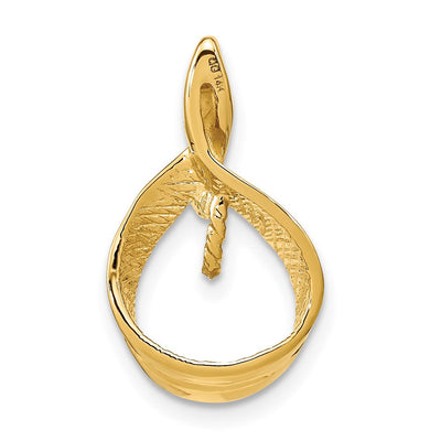 14K Pearl Pendant Mounting, 21 x 12mm
