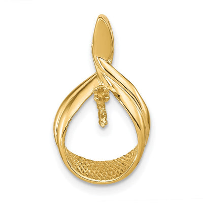 14K Pearl Pendant Mounting, 21 x 12mm