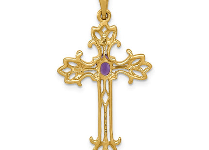 14k Yellow Gold Pendants Style XP1775AM - Classique Jewelry Inc.