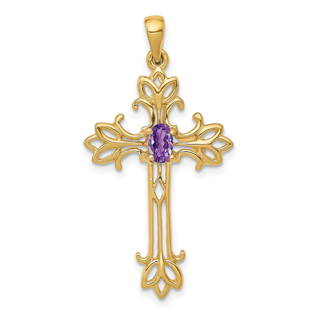 14k Yellow Gold Pendants Style XP1775AM - Classique Jewelry Inc.