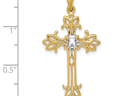 14k Yellow Gold Jewelry Style XP1775CZ - Classique Jewelry Inc.