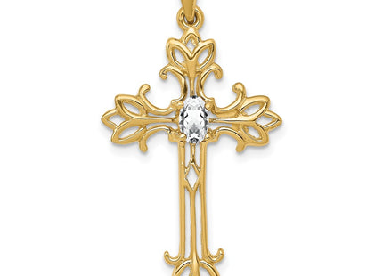 14k Yellow Gold Jewelry Style XP1775CZ - Classique Jewelry Inc.