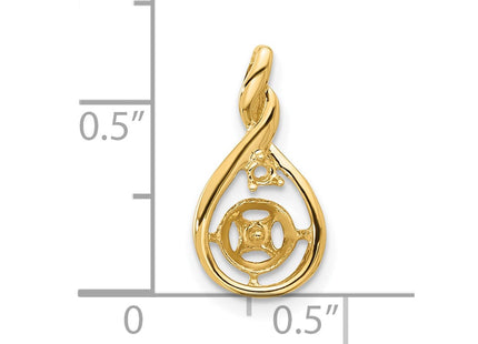 14k Yellow Gold Pendants Style XP246 - Classique Jewelry Inc.