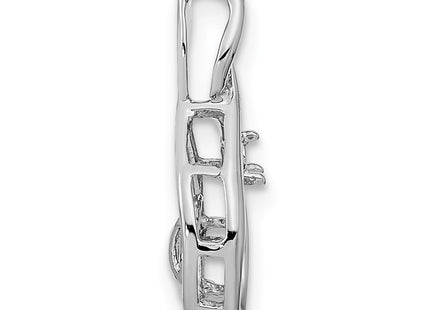 14k White Gold Pendants Style XP246W - Classique Jewelry Inc.