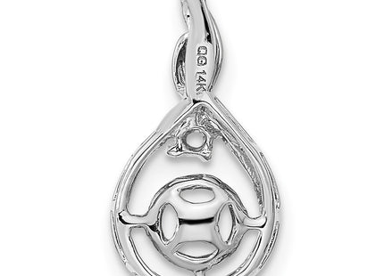 14k White Gold Pendants Style XP246W - Classique Jewelry Inc.