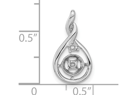 14k White Gold Pendants Style XP246W - Classique Jewelry Inc.