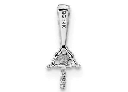 14k White Gold Pendants Style XP248W - Classique Jewelry Inc.