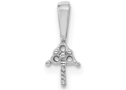14k White Gold Pendants Style XP248W - Classique Jewelry Inc.