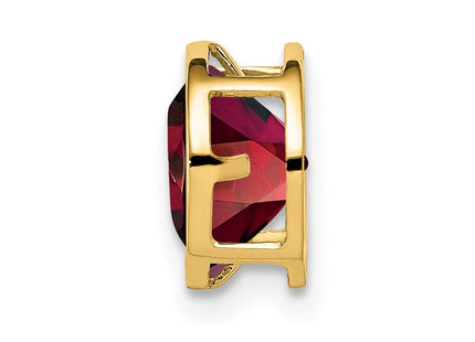 14k Garnet bezel pendant (Style XP322GA)
