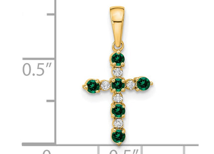14k Yellow Gold Pendants Style XP3387CE - Classique Jewelry Inc.