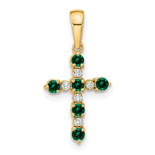 14k Yellow Gold Pendants Style XP3387CE - Classique Jewelry Inc.
