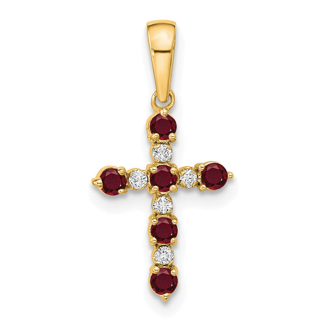14k Yellow Gold Pendants Style XP3387CR - Classique Jewelry Inc.