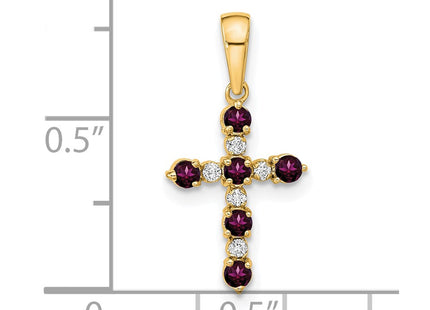 14k Yellow Gold Pendants Style XP3387RG - Classique Jewelry Inc.