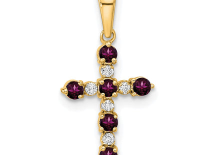 14k Yellow Gold Pendants Style XP3387RG - Classique Jewelry Inc.