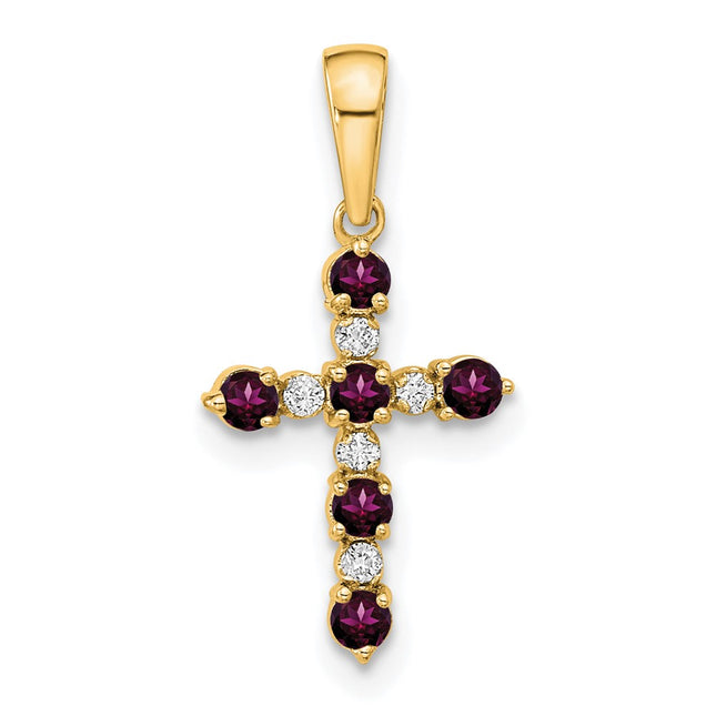14k Yellow Gold Pendants Style XP3387RG - Classique Jewelry Inc.