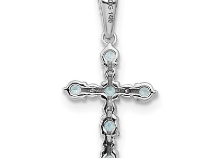 14k White Gold Pendants Style XP3387WAQ - Classique Jewelry Inc.