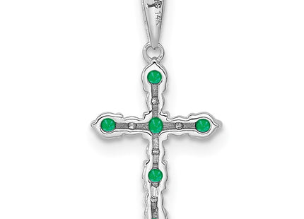14k White Gold Pendants Style XP3387WCE - Classique Jewelry Inc.