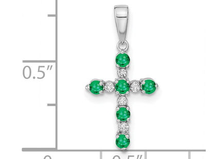 14k White Gold Pendants Style XP3387WCE - Classique Jewelry Inc.