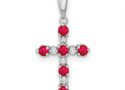 14k White Gold Pendants Style XP3387WCR - Classique Jewelry Inc.