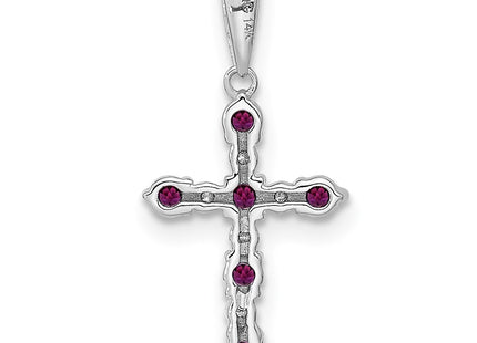 14k White Gold Pendants Style XP3387WRG - Classique Jewelry Inc.