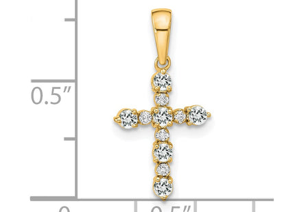 14k Yellow Gold Pendants Style XP3387WT - Classique Jewelry Inc.