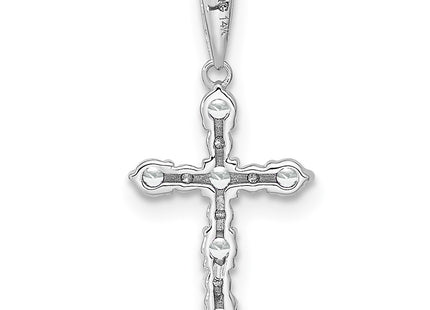 14k White Gold Pendants Style XP3387WWT - Classique Jewelry Inc.