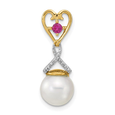 14K gold diamond chain