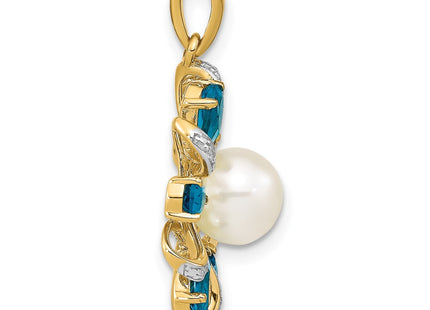 14k Yellow Gold Pendants Style XP4169 - Classique Jewelry Inc.