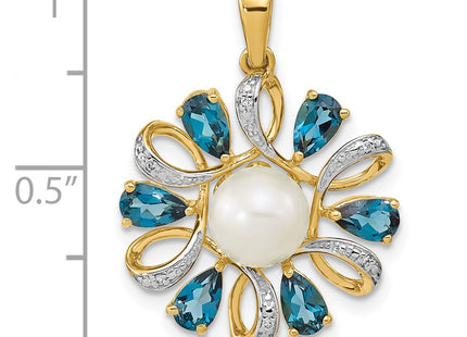 14k Yellow Gold Pendants Style XP4169 - Classique Jewelry Inc.