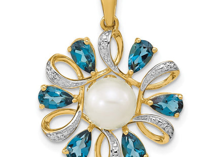 14k Yellow Gold Pendants Style XP4169 - Classique Jewelry Inc.