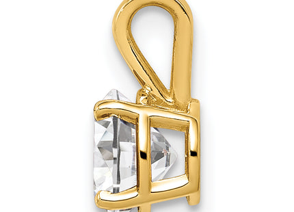 14k Cubic Zirconia pendant