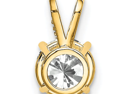 14k Cubic Zirconia pendant