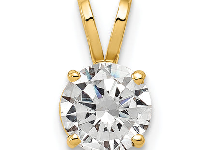 14k Cubic Zirconia pendant