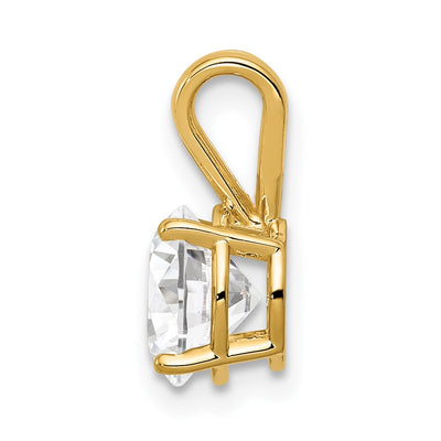 14K Cubic Zirconia pendant