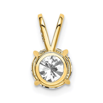 14K Cubic Zirconia pendant
