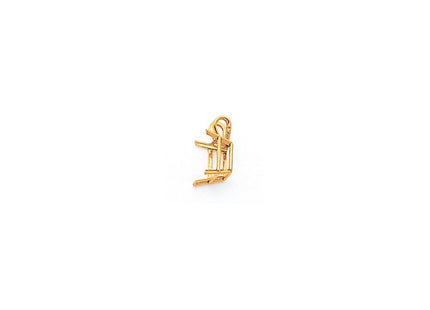 14k Emerald Cut Cubic Zirconia pendant (Style XP421CZ)