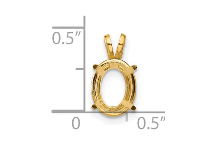 14k Yellow Gold Pendants Style XP424 - Classique Jewelry Inc.