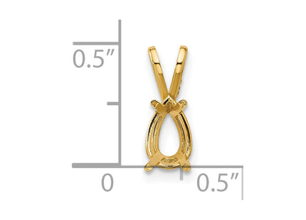 14k Yellow Gold Pendants Style XP425 - Classique Jewelry Inc.