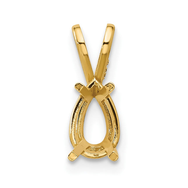 14k Yellow Gold Pendants Style XP425 - Classique Jewelry Inc.