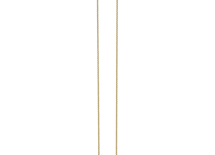 14k Polished 1/20 carat AAA Diamond Tiny Bar Necklace