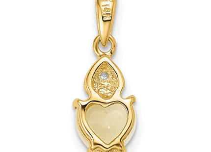 14k Yellow Gold Pendants Style XP5172OP - Classique Jewelry Inc.
