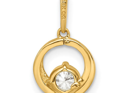14k Yellow Gold Pendants Style XP5303CZ - Classique Jewelry Inc.