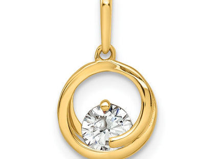 14k Yellow Gold Pendants Style XP5303CZ - Classique Jewelry Inc.