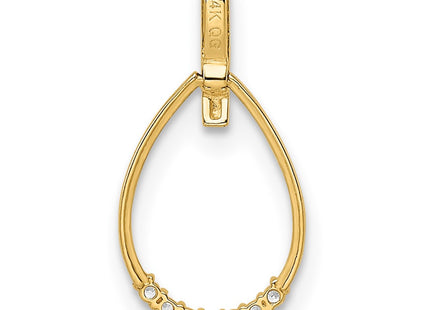 14k Yellow Gold Pendants Style XP5305CZ - Classique Jewelry Inc.