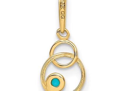 14k Yellow Gold Pendants Style XP5306BTQ - Classique Jewelry Inc.
