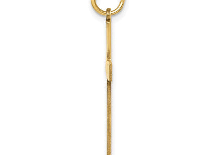 14K Laser Designed Cross Pendant (Style XR1010)