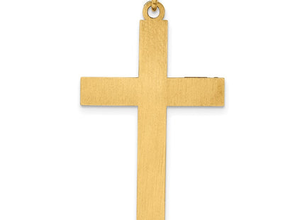 14K Laser Designed Cross Pendant (Style XR1011)
